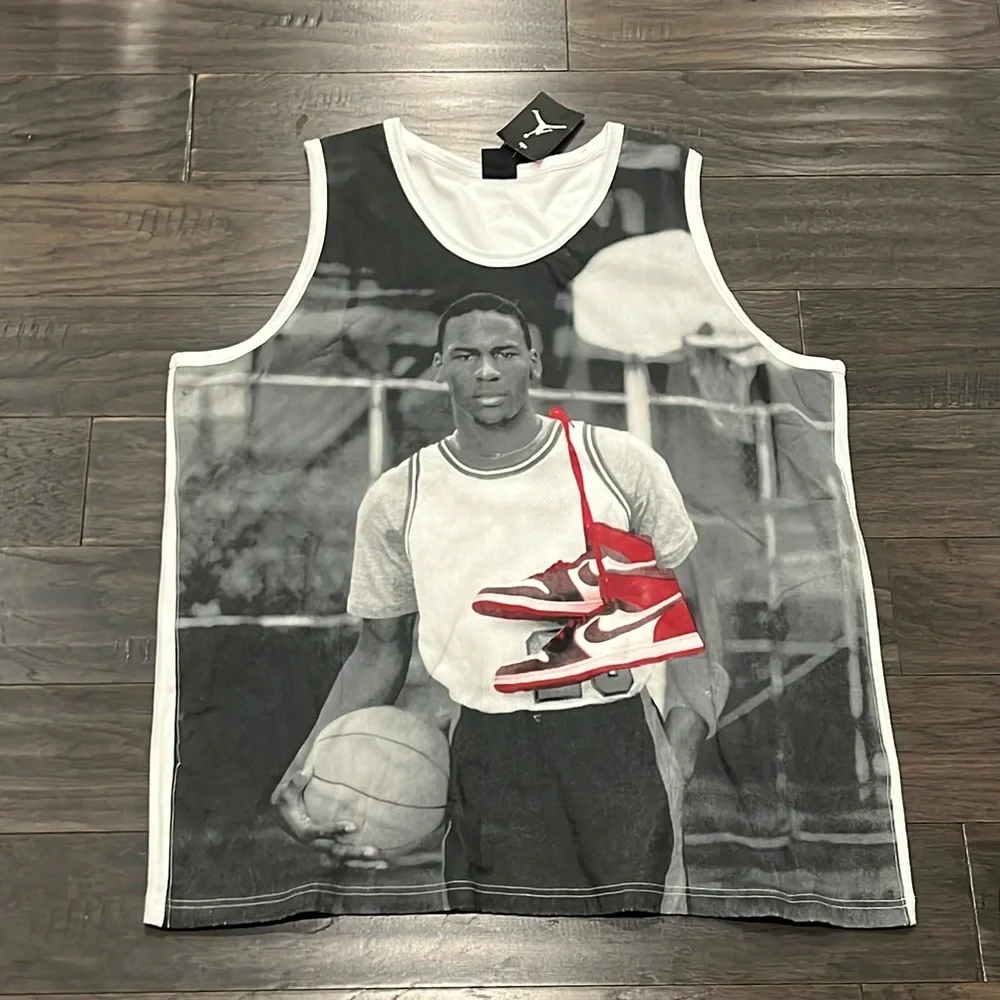 Nike Jordan Rookie Year Jordan 1s Tank Top T Shirt new 2013 Mens Size XL